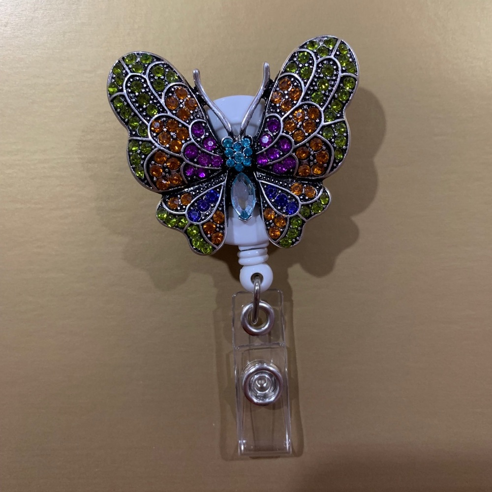 Butterfly ID Badge Reel